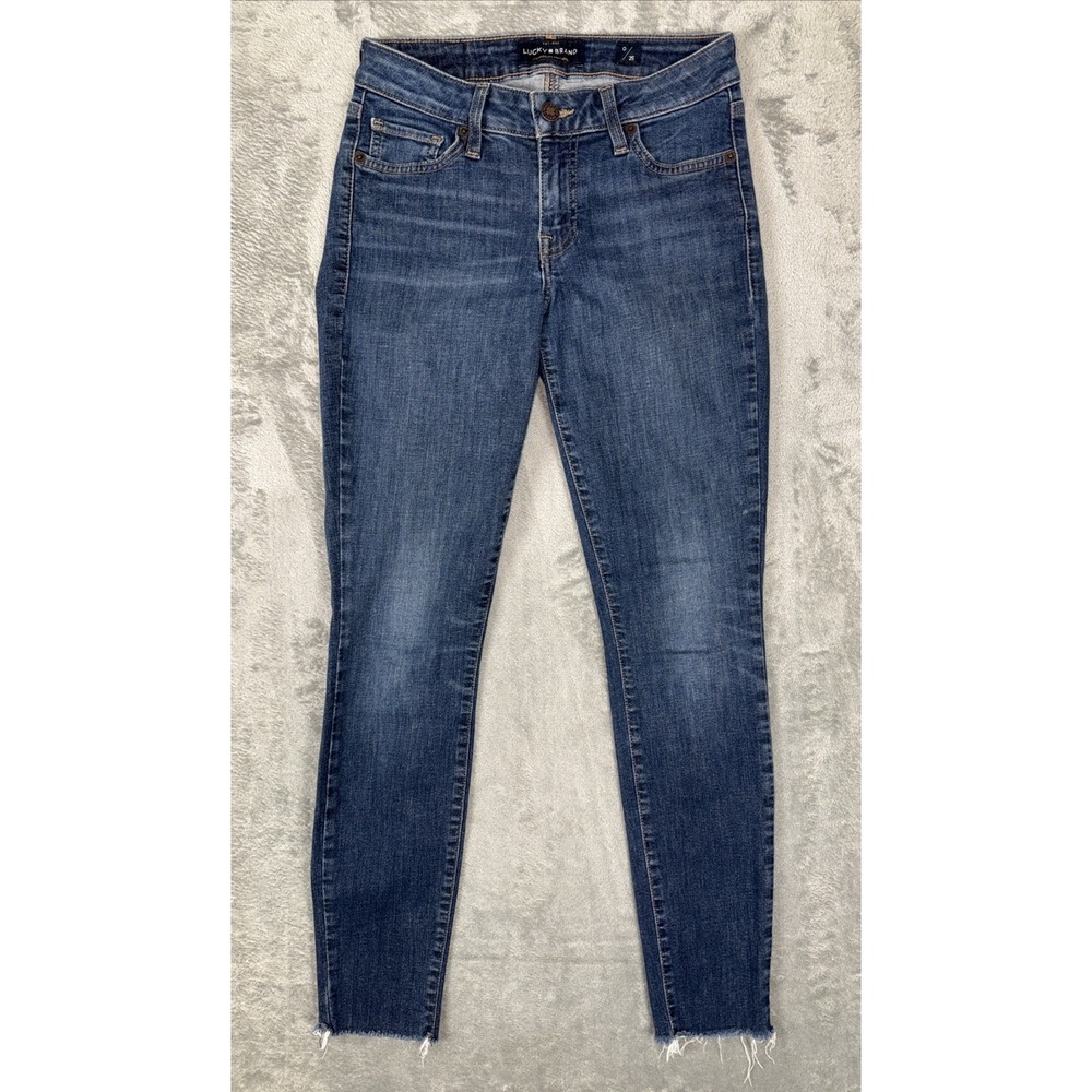 Lucky Brand Women's Jeans Sz 0 / 25 Lolita Super Skinny Low Rise Stretch Blue
